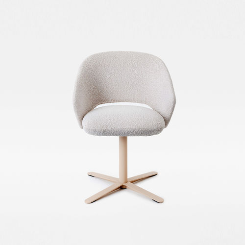 Design-Stuhl - ICON SOFT METAL - Mara - für den Innenraum / Stoff / Gestell aus Metall