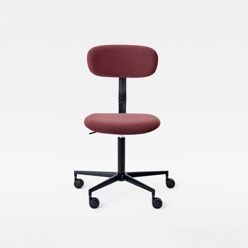 Moderner Bürostuhl - TYPO SOFT ON CASTORS - Mara - für den Innenraum / Stoff / Gestell aus Metall