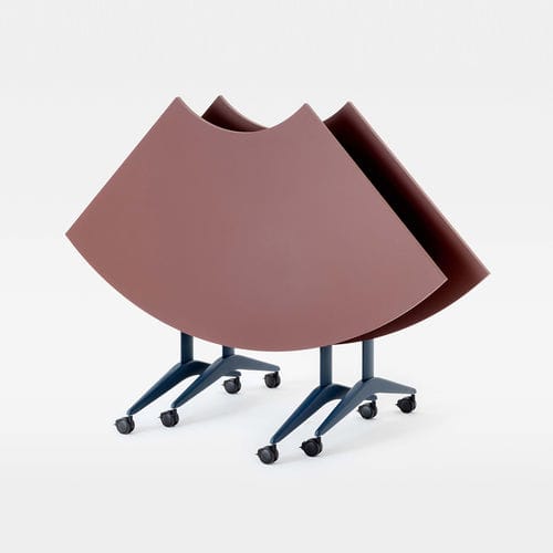 Moderner Besprechungstisch - SAVIO TILTING - Mara - Holz / Laminat / NTM Fenix®
