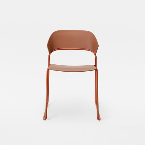 Stuhl / minimalistisches Design - AERA SLED - Mara - für den Innenraum / für Außenbereich / Polypropylen