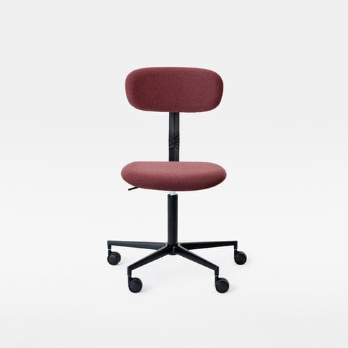 Moderner Bürostuhl - TYPO SOFT ON CASTORS - Mara - für den Innenraum / Stoff / Gestell aus Metall