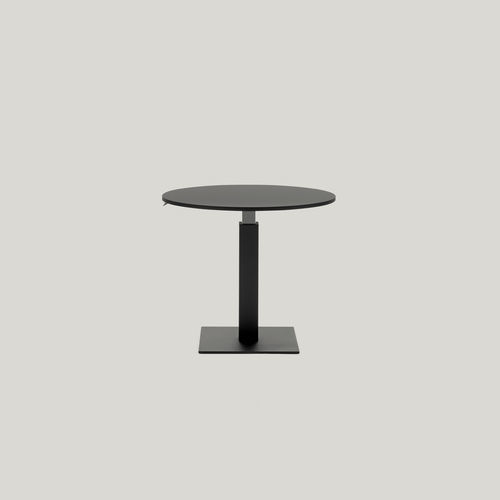 Moderner Couchtisch - Follow Break Square - Mara - pulverbeschichteter Stahl / melaminbeschichtet / NTM Fenix®