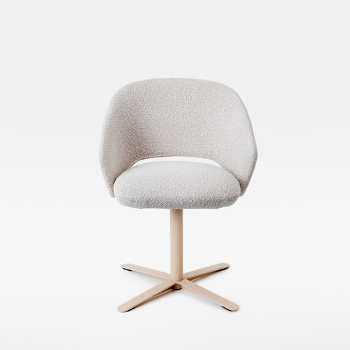 Design-Stuhl - ICON SOFT - Mara - für den Innenraum / Stoff / Gestell aus Metall