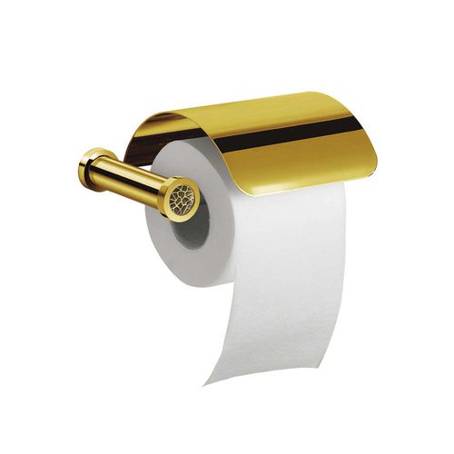 Wandmontierter WC-Rollenhalter - 85451 - Windisch S.A. - verchromter Messing / Messing mit Goldauflage / Swarovski®-Kristall