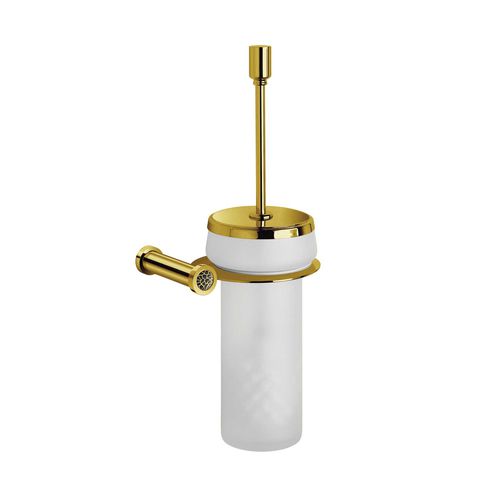 Toilettenbürste / verchromter Messing - 89430M/894303 - Windisch S.A. - Messing mit Goldauflage / Swarovski®-Kristall / Kristall