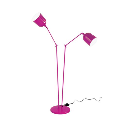 Stehleuchte - TWIN - Aluminor - lackierter Stahl / modern / mit Kabel