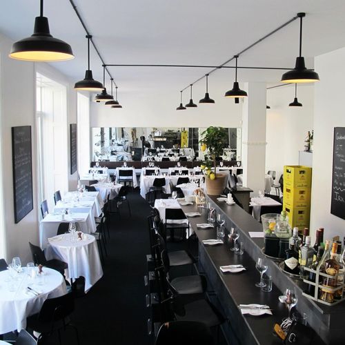 Industriestil-Deckenleuchte - TUBY BARN - Eleanor Home - rund / Aluminium / LED