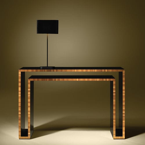 Moderner Konsolentisch - DUPLO U - Luisa Peixoto Design - Holz / rechteckig / für Privatgebrauch