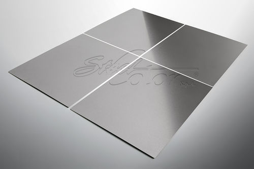 Dekor-Metallblech - SATINATO NON DIREZIONALE - Steel Color - Edelstahl 304 / Edelstahl 316 / Ornament