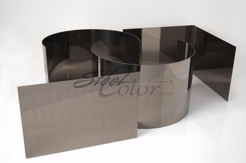 Dekorblech - BRONZO - Steel Color - Edelstahl / farbig / poliert
