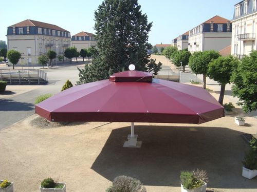 Quadratischer Sonnenschirm - GOLIA - GAGGIO srl - Acryl / Polyester / Aluminium