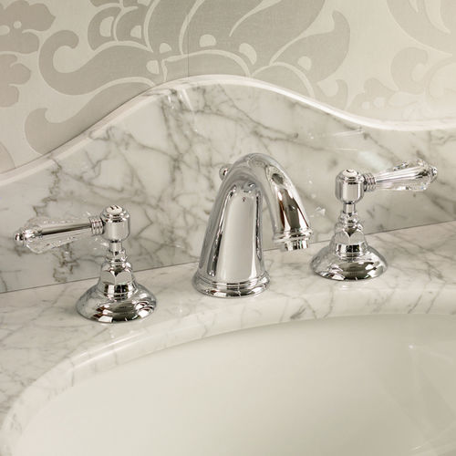 Zweigriffmischer für Waschtisch - 950.2108 - Aqua Prestige - Aufsatz / Messing / für Badezimmer