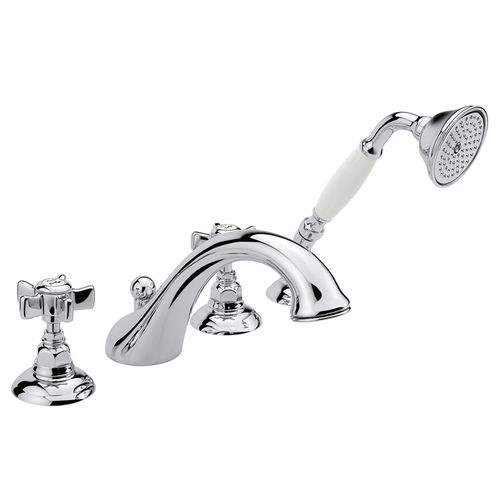 Zweigriffmischer für Badewanne - 950.1404 - Aqua Prestige - Aufsatz / Messing / für Badezimmer