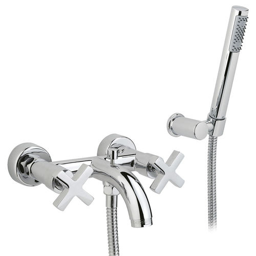 Zweigriffmischer für Dusche - 950.2202 - Aqua Prestige - für Badewanne / wandmontiert / Messing