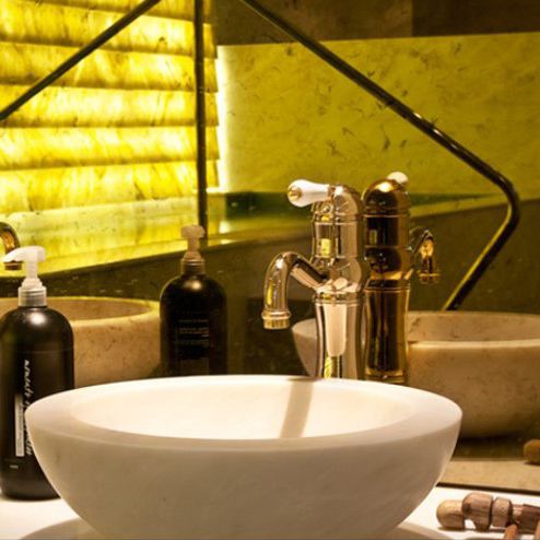 Einhebelmischer für Waschbecken - 950.3472 - Aqua Prestige - für Handwaschbecken / Aufsatz / Messing