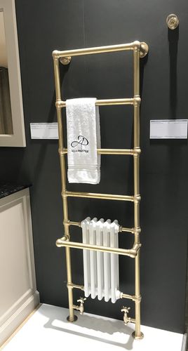 Heißwasser-Badheizkörper - TUDOR 1 - Aqua Prestige - elektrisch / 751 w...1000 w / modern