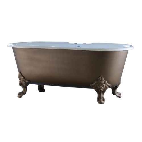 Ovale Badewanne - KINSALE - Aqua Prestige - auf Füßen / zur beruflichen Nutzung / Gusseisen