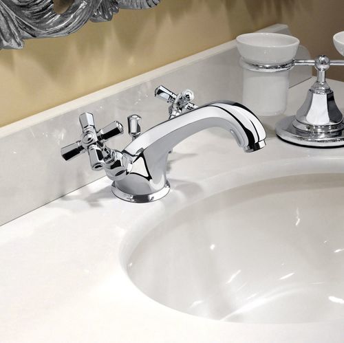 Zweigriffmischer für Waschtisch - 950.1932 - Aqua Prestige - Aufsatz / Messing / für Badezimmer