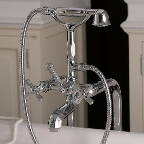 Zweigriffmischer für Dusche - 950.1901 - Aqua Prestige - für Badewanne / wandmontiert / Messing