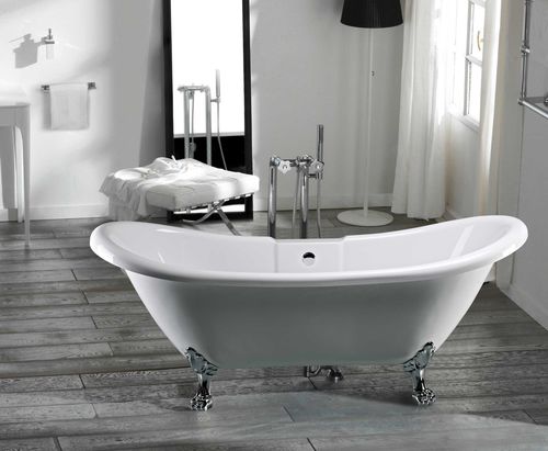 Ovale Badewanne - CARRINGTON - Aqua Prestige - freistehend / für Wohnungen / Acryl