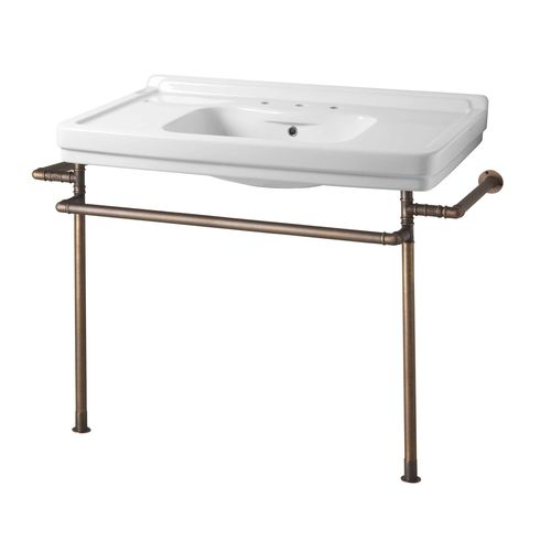 Bodenstehender Waschtisch - NEOCLASSICA 940.5700.1.WH &amp; 940.Y5700.xx - Aqua Prestige - Porzellan / Hochglanz / Einzel