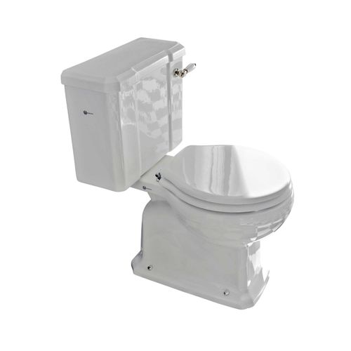 Monoblock-WC - NEOCLASSICA - Aqua Prestige - Porzellan / für Privatgebrauch / oval