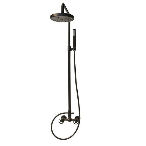 Wandmontiertes Duschsystem - ARENA 950.3325E.XX.XX - Aqua Prestige - modern / für Gewerbegebrauch / mit Handbrause