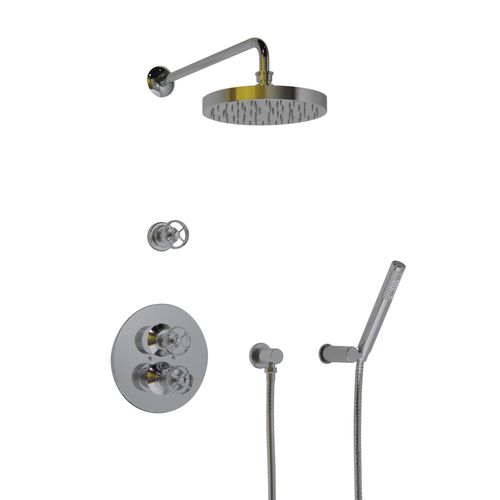 Zweigriffmischer für Duschen - ARENA 950.919200.XX.XX - Aqua Prestige - wandmontiert / Einbau / thermostatisch