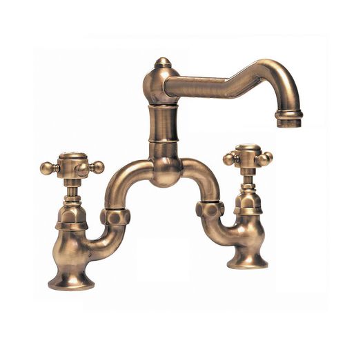 Aufsatz-Zweigriffmischer - 950.1420.XX.XX - Aqua Prestige - Messing / für Küche / 2-Loch