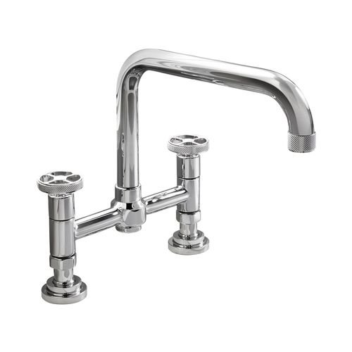 Aufsatz-Zweigriffmischer - ARENA 950.3358.XX.XX - Aqua Prestige - Messing / für Küche / 2-Loch