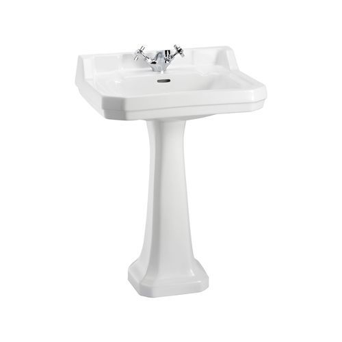 Bodenstehender Waschtisch - EDWARDIAN - Aqua Prestige - Porzellan / Einzel / rechteckig