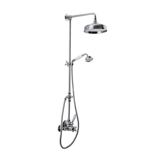 Wandmontiertes Duschsystem - 460.002000.XX - Aqua Prestige - Kolonialstil / für Gewerbegebrauch / thermostatisch