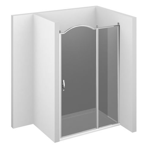 Begehbare Duschkabine - 575.GLZ - Aqua Prestige - Hartglas / stationär / mit Pendeltür