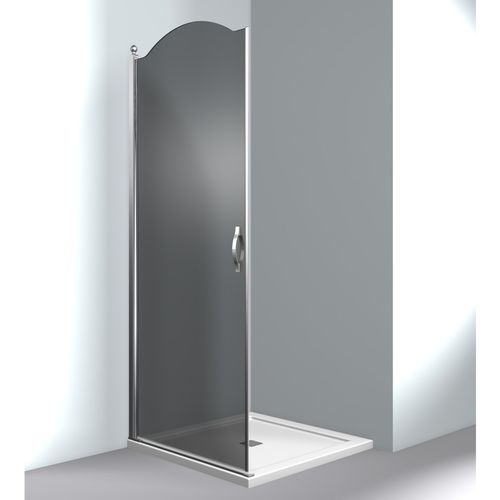 Drehende Duschwand - 575.GLA - Aqua Prestige - rechteckig / für Eckeinbau / Hartglas