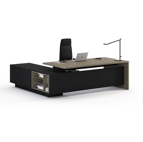 Chefschreibtisch - ELITE - Las Mobili - bodenstehend / modern / Holzfurnier