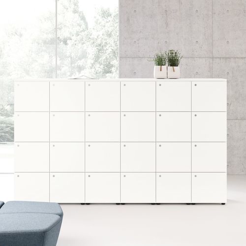 Holz-Garderobenschrank - CONTENITORI UNIVERSALI - Las Mobili - mit Schlüssel / für Lagerung / gesichert