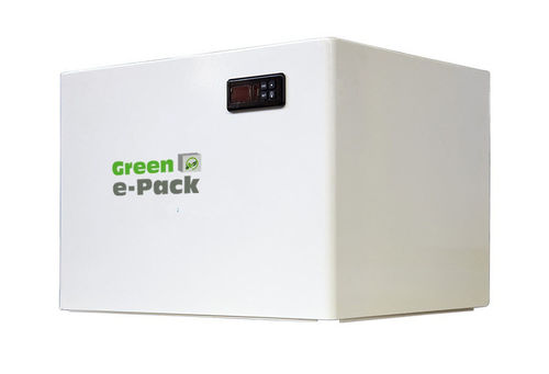 Solar-Heißwasserspeicher - GREEN E-PACK - Energy Panel - freistehend / vertikal / Wohnbereich
