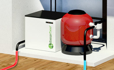 Geothermische Wärmepumpe - GTP - Energy Panel - für Pool / für Außenbereich