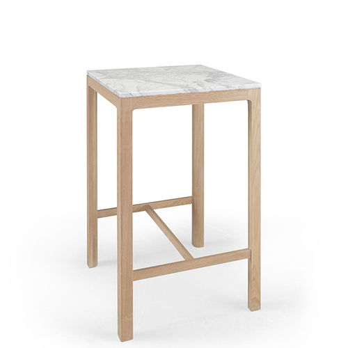 Moderner Stehtisch - NUDA - Wewood - Portuguese Joinery - Eiche / Massivholz / Nussbaum