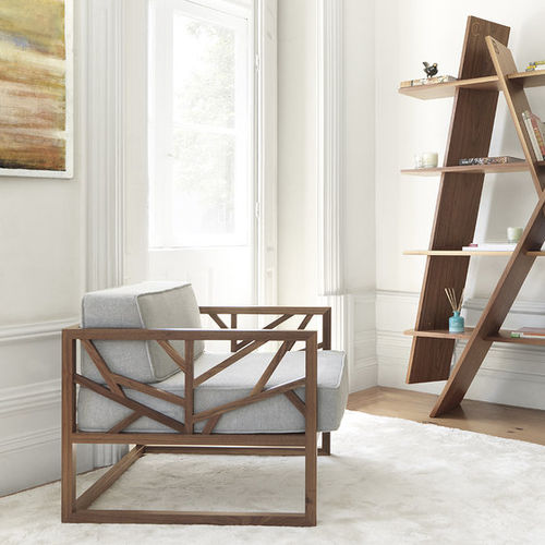 Moderner Sessel - TREE  - Wewood - Portuguese Joinery - Stoff / Massivholz / Eiche
