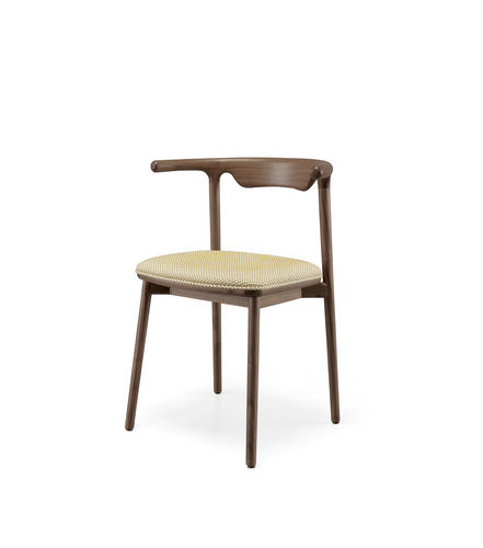Moderner Stuhl - PALA - Wewood - Portuguese Joinery - für den Innenraum / Stoff / Eiche