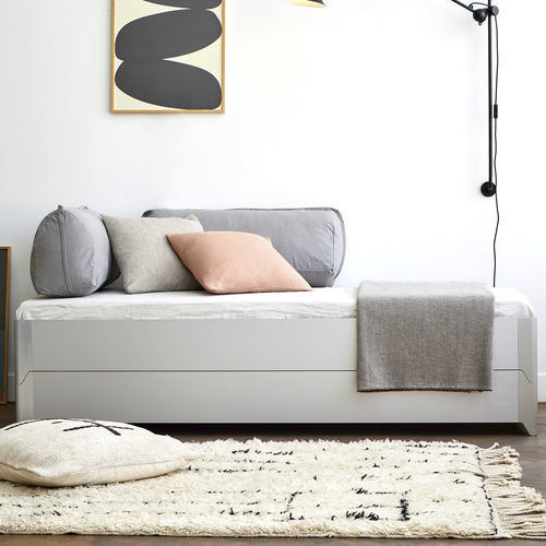 Doppelbett - TORO - more - Einpersonen / modern / gepolstertes Kopfteil