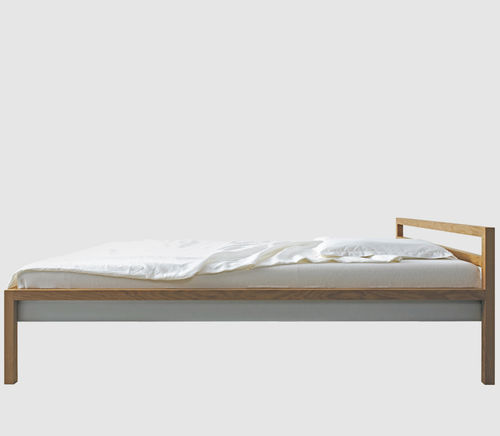 Doppelbett - ROOM  - more - modern / Kopfteil / Eiche