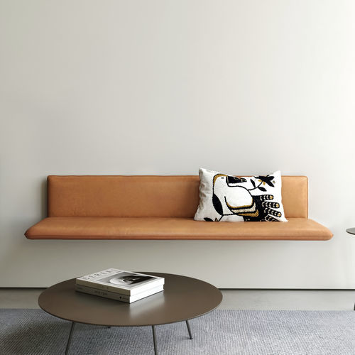 Design-Polsterbank - BLOW WALL-HUNG - more - Stoff / Leder / Gestell aus Stahl
