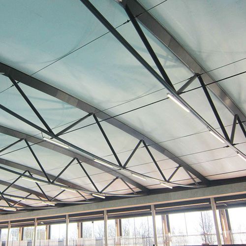 Metallrahmen-Flächentragwerk - HIGH POINT - für Abdeckung / PVC-Folie / einziehbar