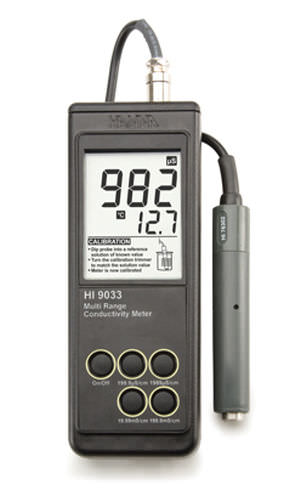 Tragbares Leitfähigkeitsmessgerät - HI9033 - Hanna Instruments