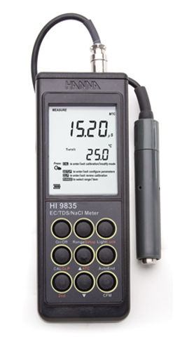 Multiparameter-Wasseranalysegerät - HI9835 - Hanna Instruments - Leitfähigkeit