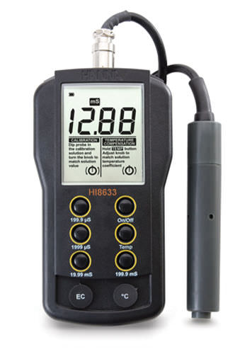 Tragbares Leitfähigkeitsmessgerät - HI8633 - Hanna Instruments