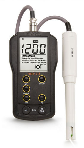 Multiparameter-Wasseranalysegerät - HI9813-5 - Hanna Instruments - pH / Leitfähigkeit