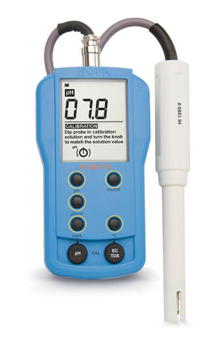 Multiparameter-Wasseranalysegerät - HI9811-5 - Hanna Instruments - pH / Leitfähigkeit